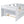 Twin Daybed With Drawers, Trundle, Headboard Storage, Study Desk, And USB Charging Station - White