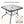 Outdoor Patio Dining Set For 4 People, Metal Patio Furniture Table And Chair Set With Umbrella - Black
