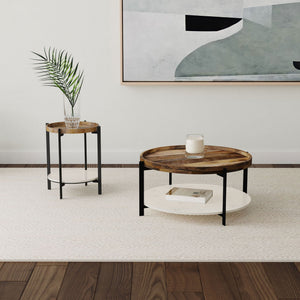 Cowper - Round End Table - Natural