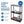 Gracious Living 3 Shelf Fixed Height Light Duty Storage Unit, Black (2 Pack)