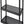 Gracious Living 3 Shelf Fixed Height Light Duty Storage Unit, Black (2 Pack)