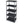 Gracious Living 5 Shelf Adjustable Ventilated Medium Duty Shelving Unit, Black