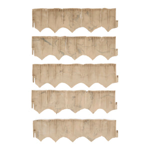 Suncast Landscape Design Border Decorative Natural Rock Stone Edging (10 Pack)