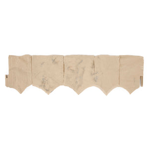 Suncast Landscape Design Border Decorative Natural Rock Plastic Edging (40 Pack)