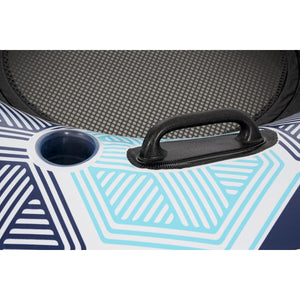 Bestway CoolerZ Rapid Rider Inflatable Lake Pool Tube Float, Blue/Gray, 3 Pack