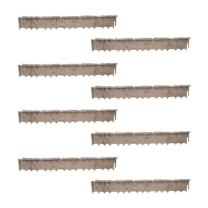 Suncast Quick Edge 35 Inch Single Strip Resin Lawn Edging, Flagstone (8 Pack)