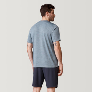 Men's Tech Jacquard Short Sleeve Crew Neck