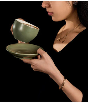 Best Latte Art Cup for Home Baristas - Sawada Style Wide-Mouth Ceramic 300ml Under $11