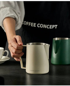 Phantom Precision Latte Art Pitcher – 600ml Narrow Spout for Advanced Patterns