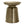 Drum Accent Side Table, Hammered Texture