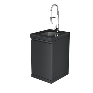 Sink Cabinet with Tap Stainless Steel Outdoor Kitchen Islands