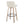 Toriano - Contemporary Fixed Height Barstool Swivel And Round Footrest (Set of 2)