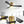 Flush Mount Ceiling Fan With 3 Solid Wood Blades Remote Control Reversible DC Motor For Living Room - Gold