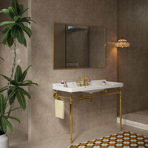 VICI 48" Bathroom Console Sink, Wall-Mounted