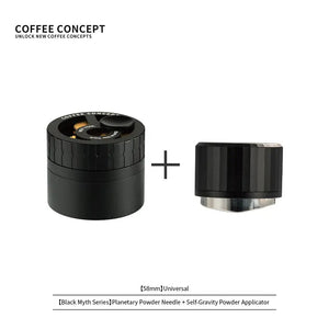 Black Myth Impact Tamper - 30LB Constant Force Spring Espresso Tamper Under $49