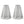 Saftron 6 Inch Mount for 1.9 Inch OD Swimming Pool Ladder or Rail, Gray (2 Pack)