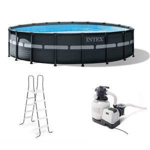 Intex Ultra XTR 18' x 52" Above Ground Pool with Pump, Vacuum, & Maintenance Kit