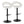 Posh - Contemporary Adjustable Barstool With Swivel & Rounded T Footrest (Set of 2)