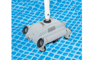 Intex 2100 GPH Above Ground Pool Sand Filter Pump w/ Automatic Pool Vacuum
