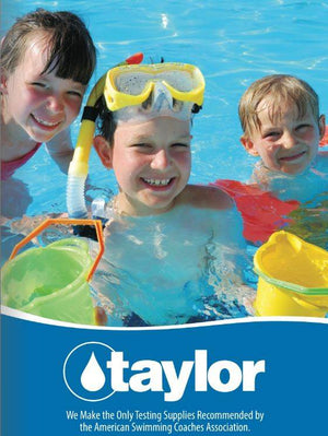 Taylor K-1004 Safety Plus Swimming Pool Chlorine Bromine Test Kit (3 Pack) - TRAPSKI