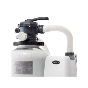 Intex 2800 GPH Above Ground Pool Sand Filter Pump and Automatic Pool Vacuum