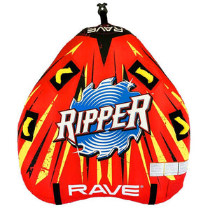 RAVE Sports 02918-RV-SMU Ripper 2 Rider Nylon Inflatable Towable Float, Red