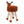 Animal Ottoman Stool - Polyester Upholstered Cute Deer Foot Stool