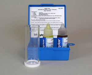 Taylor K-1766 Liquid Pool Spa Sodium Chloride Salt Water Drop Test Kit (3 Pack)