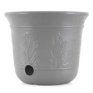 Suncast 5 Gallon Hose Holder Pot for Up to 300' Expandable/50' Vinyl Hose, Gray
