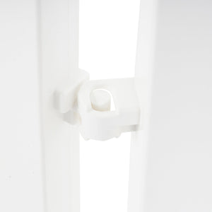 Suncast Grand View 14.5 x 24 Inch Resin Yard Garden Border Fence, White (3 Pack)