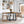 Round Dining Table With Wire Brushed Mindi Top And Mahogany Base - Wheat