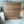 Rustic Vintage Accent Cabinet with Carved Floral Panels