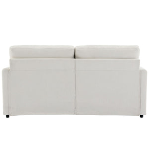 Cozy Upholstered Cushion Loveseat Sofa For Living Room