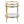 Rhonda - Contemporary / Glam Side Table - Gold / Clear