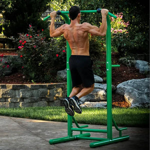 Stamina Products Outdoor Fitness Multi Use Strength Training Power Tower, Green
