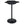 Fresno - Curved Cloud Shaped Bistro Bar Table Bar Table - Black
