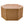 Hexagon Coffee Table With Fluted Design - Natural