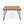 Outdoor Coffee Table With Slat Top And Metal Legs - Teak