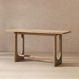 Turnkey - Trestle Console Table - Antique Brown