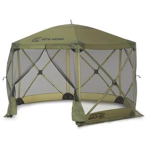 Clam Quick Set Escape Portable Canopy Shelter with Wind and Sun Panels (4 pack)