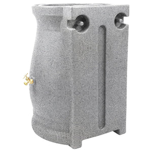 Good Ideas Rain Wizard 50 Gallon Plastic Rain Barrel Urn, Light Granite (3 Pack)
