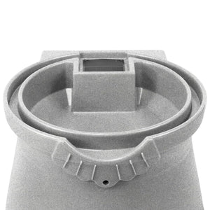 Good Ideas Rain Wizard 50 Gallon Plastic Rain Barrel Urn, Light Granite (2 Pack)
