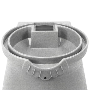 Good Ideas Rain Wizard 50 Gallon Plastic Rain Barrel Urn, Light Granite (4 Pack)