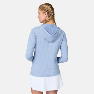 Women's Cloud Knit V-Neck Hoodie