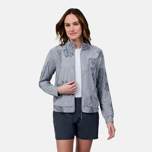Women's Cloud Knit Zip Mock Neck