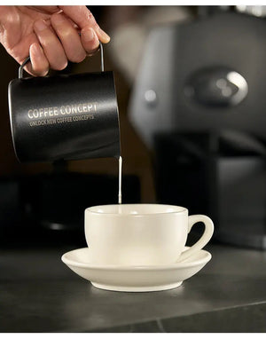 Pro Latte Art Pitcher - Eagle Beak Precision Spout 400ml/600ml, Advanced Patterns Under $25