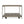 Corbeta - 3 Piece Metal Frame Wood Living Room Coffee Table And 2 Chairside Tables Set, Aged Graphite - Brown