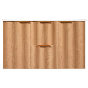 Modern Wall Mounted Bathroom Vanity, Soft Close Doors