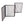 Pet Gate Dog Gate For Doorways, Stairs Or House Freestanding, Folding - Dark Brown