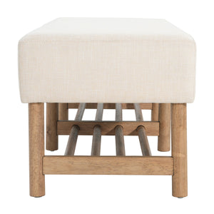 Rectangular Upholstered Storage Bench